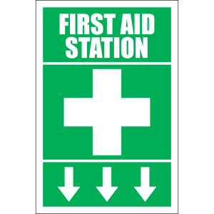 first aid box signage - Oxygen Machine