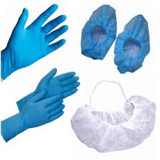 Disposable STERILE REINFORCED surgical gown - 1 unit (50gsm)