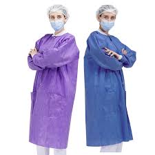 Disposable STERILE surgical/folio NON REINFORCED gown - 1 unit (50gsm)