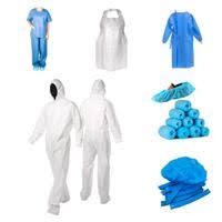 Disposable STERILE Reinforced surgical gown - 1 unit (50gsm) Standard Brand