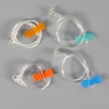 Disposable scalp vein set 25G Orange