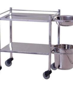 Large size trolley dressing/Washing/plaster _ Epoxy coated