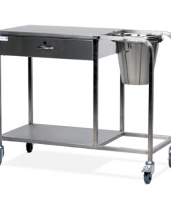 Large size dressing/ Washing/ plaster trolley _ Stainless steel