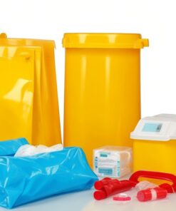 8881676285 monoject multi-purpose sharps containers. 8 liter. red base. chimney ..