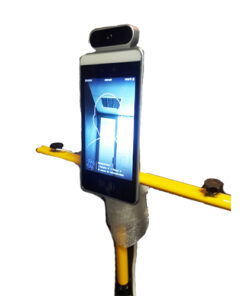 Alternative view of office divider screen