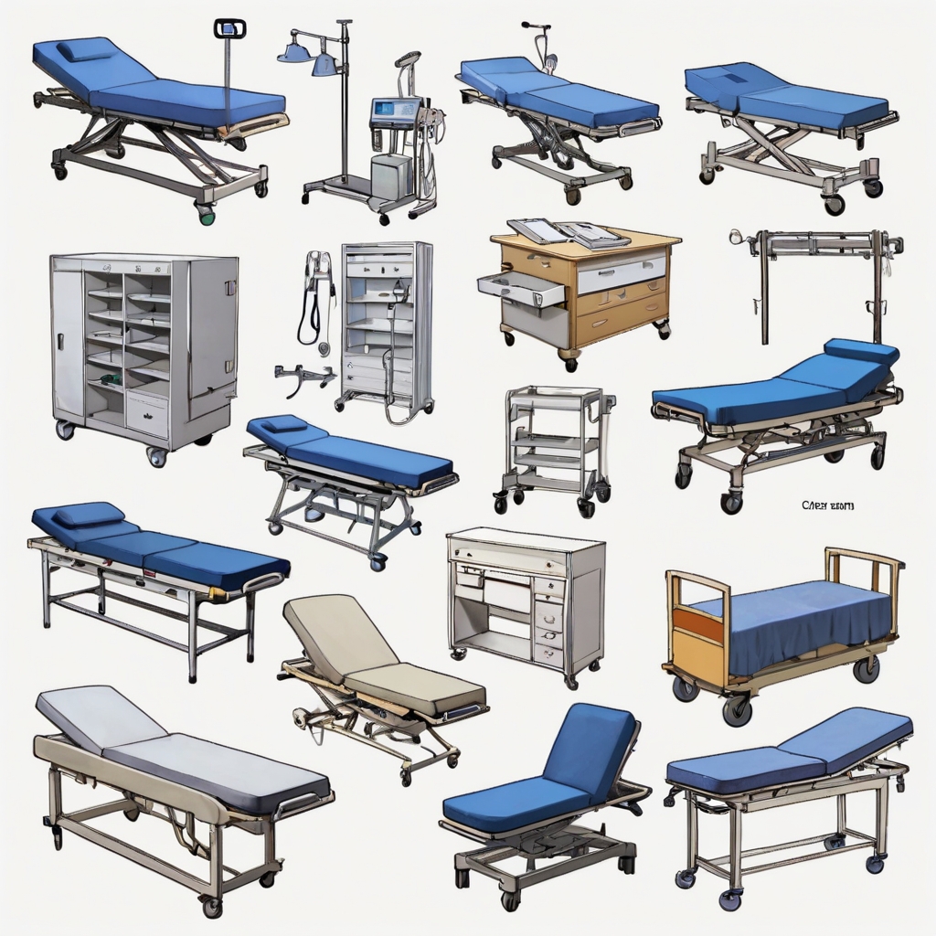 Healthcare evaluation bed