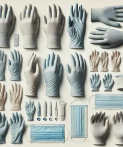 Long Cuff Latex Gloves, Large, Box of 50