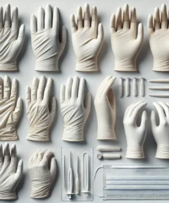 Latex Gloves, Extra Large, Box of 50