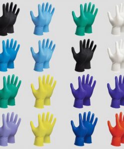 Latex Gloves, Large, Box of 100