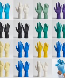 Clear Vinyl Exam Gloves, Extra Large, Box of 100