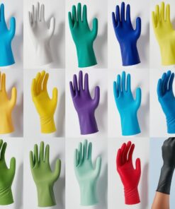 Powdered Latex Gloves, Large, Box of 100