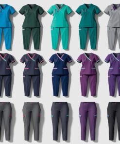 medical scrubs white