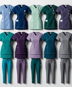 green medical scrubs