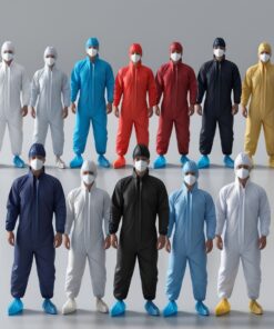 Blue Disposable Coveralls