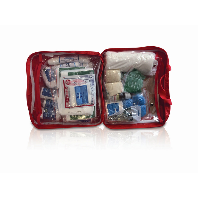 First Aid Kit - Office Regulation 7 - Nylon Bag and Contents - 28 x 10 x 28 cm - FAK5011