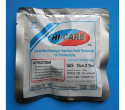 Burn Dressing - 10 x 10cm Hi-Care
