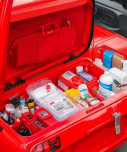 First Aid Kit Regulation 7 Plastic Box - Body Fluid Included