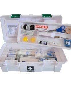 first aid box items