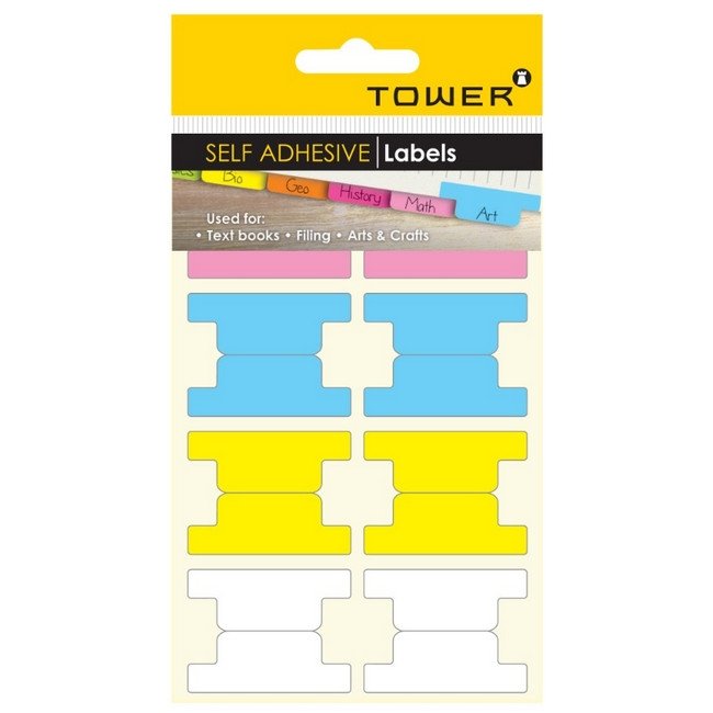 Self-Adhesive Tabs - 37 x 49mm - Pastel - 1 Pack - SATP
