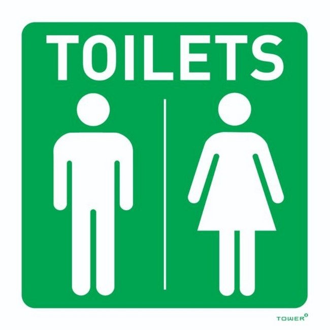 ABS Signage - Unisex Toilet - 190 x 190mm - SIGNUT190