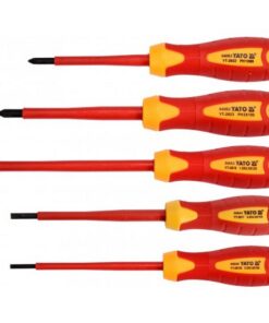 VDE Electrician Screwdriver Set - Insulated - Flat Head and Phillips - 5 Piece - YT-2827