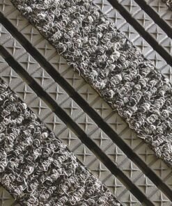 Entrance Mat - Premier Star Gripper Plus Floor Tile with PP Inserts Closed - 45 x 30 x 1.8 cm - Charcoal - PSG010001C