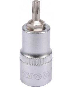 Torx Bit Socket - Male - Chrome Vanadium - 1/2" Connector - Standard Length - T27 x 50mm - YT-04312