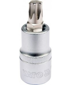 Torx Bit Socket - Male - Chrome Vanadium - 1/2" Connector - Standard Length - T50 x 50mm - YT-04316