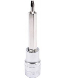 Torx Bit Socket - Male - Chrome Vanadium - 1/2" Connector - Long - T25 x 100mm - YT-04321