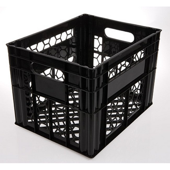 Milk Crate - Vented Base and Sides - Plastic Dairy Container - 43 x 33.5 x 30.5 cm - Virgin Material - HACCP - PI-200-virgin
