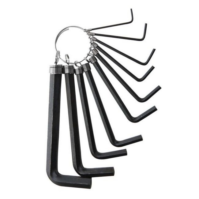 Hex Key Set - Metric - 10 Piece - TOOK1016