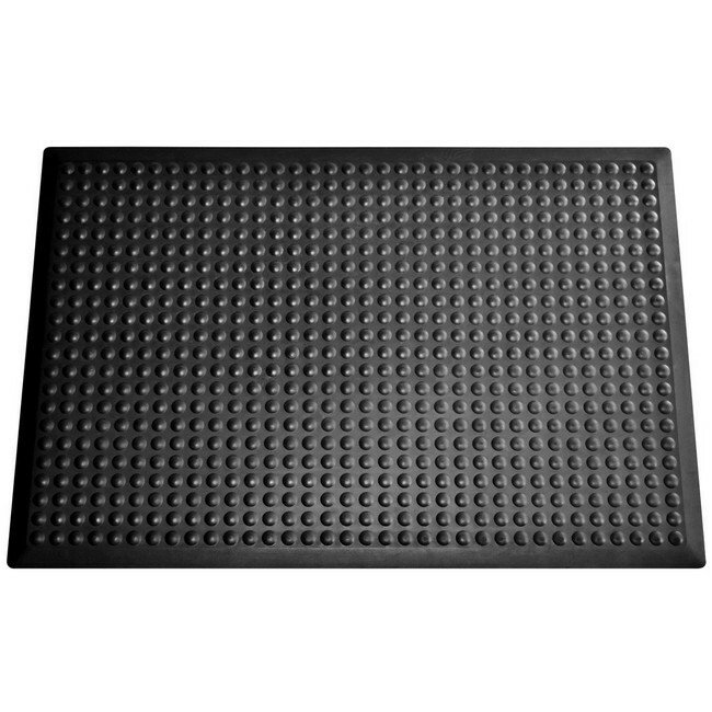 Rubber Mat - Bubblemat Anti-Fatigue - 120 x 90 x 1.4 cm - Black - BF010002