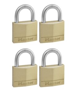 Brass Padlock - Keyed - 40mm - 4 Pack - Pack of 4 - MA207768