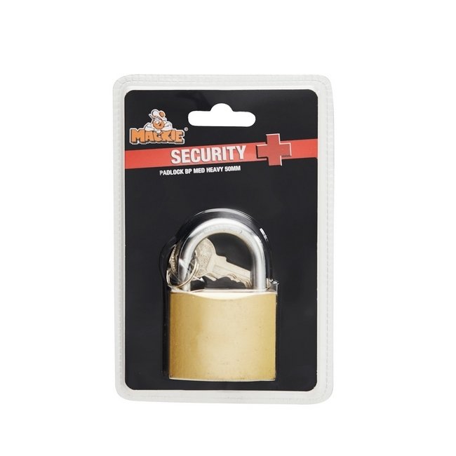 Padlock - Brass Plated - 50mm - 97031198