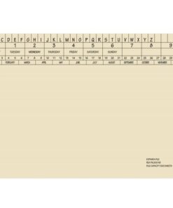 Retrieval Document Files - Includes Clip - Expanda Heavy Weight - 326gsm - A4 - Pack of 60 - FIL500C