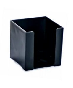 Paper Cube Holder - Square - Doodle Box - Recycled - 10 x 10 x 10 cm - Black - Pack of 8 - 019DB-R