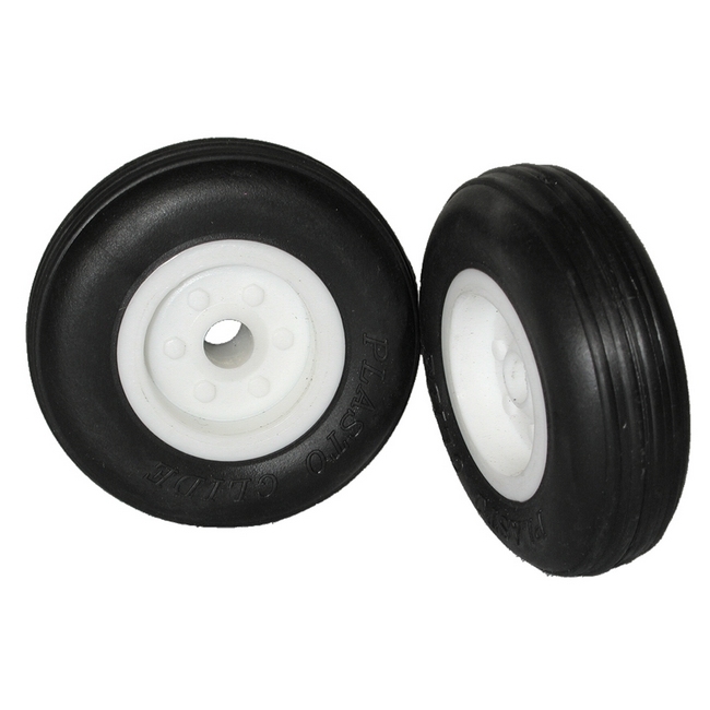 Plastic Wheels - Polypropylene - 50mm ? - Pack of 2 - RJTJ50