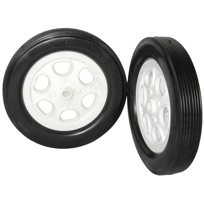 Plastic Wheels - Polypropylene - 135mm ? - Pack of 2 - RFTA135