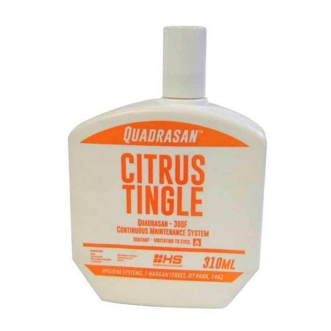 Toilet and Urinal Cleaner - Quadrasan - Citrus Tingle - 300ml - Pack of 18 - UR_18