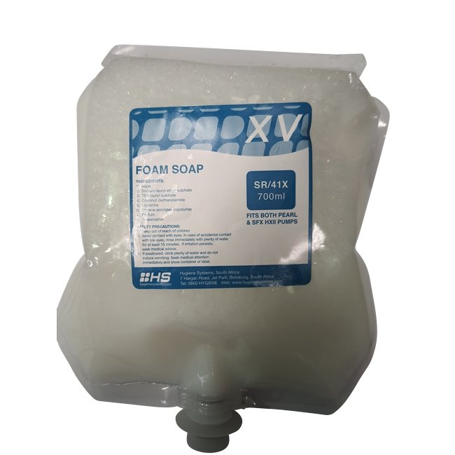 Foam Soap - Pearl XV - Pumpless - Refill - 700ml - Pack of 6 - SR_41X