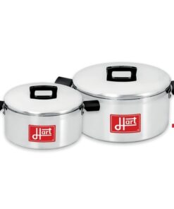 Pots with Lids - Combination - 4 Piece - Hart J7 - Aluminium - 175mm - 225mm Pots - 700076