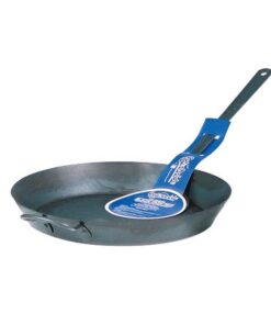 Caterpride Frying Pan - Black Iron - Front and Side Handle - 46cm - Pack of 3 - 672028