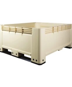Jumbo Bin (Shallow) 4 Way Entry - Solid - SABS Approved - 474L - Beige - Pack of 3 - JB528HS