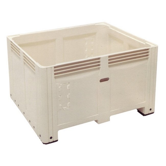 Jumbo Bin 2 Way Entry - Solid - SABS Approved - 803L - Beige - JB2WS