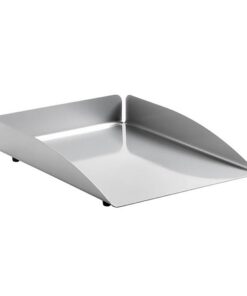 Letter Tray - Single - Modern Steel Range - Metal - 35 x 25 x 6.5 cm - Silver - 401SI