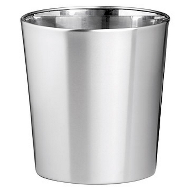 Tapered Waste Paper Bin - Life Steel Range - Metal - 24 x 30 cm - Stainless Steel - 211SS