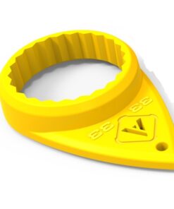 30mm Wheel Nut Indicator - Polypropylene - Pack of 100 - SL.FG.WNI.30.YL