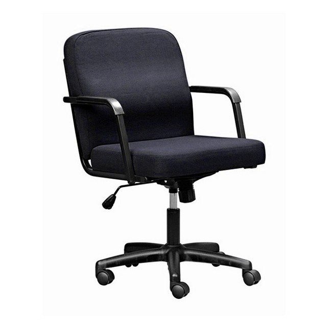 Office Chair - Economy - Full Mid Back - Swivel - 85 x 57 x 64 cm - SE007-black