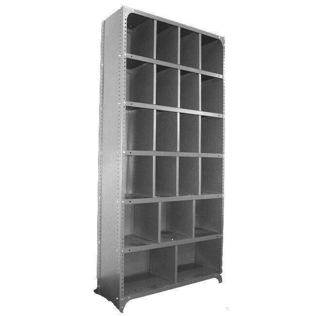Pigeon Hole Cabinet - 21 Compartment - 221 x 91 x 30 cm - PH005-grey