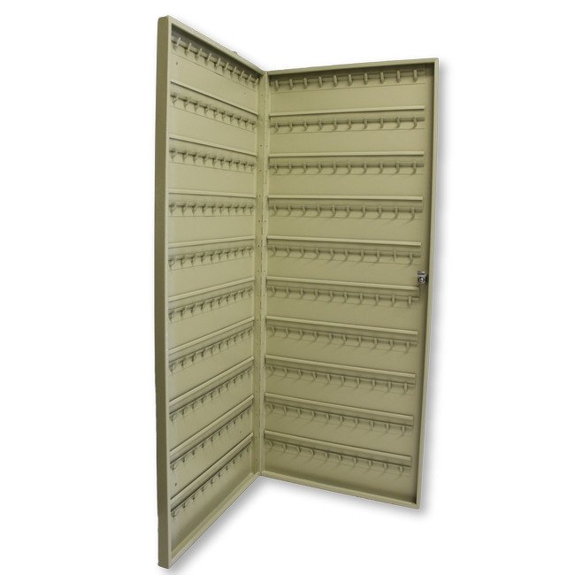 Steel Key Cabinet - 200 Key Holder - 100 x 45 x 5 cm - KEY004-ivory